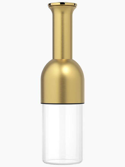 eto wine decanter in Brass: satin finish