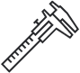 outline of a wrench